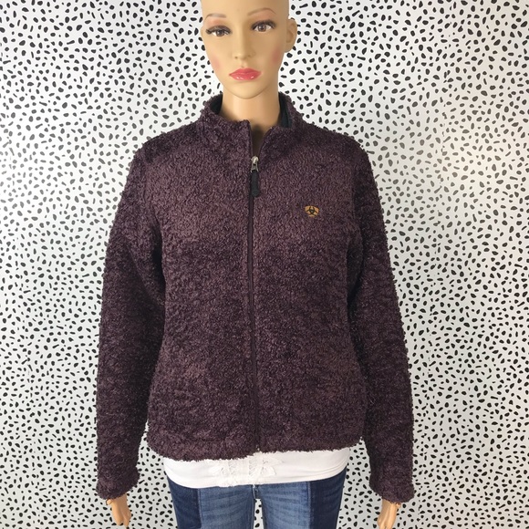 Ariat Jackets & Blazers - Ariat purple Sherpa jacket size medium